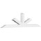 Ekena Millwork Saratoga Architectural Grade PVC Gable Bracket, 84"W x 21"H x 4"D x 4"F, 6/12 Pitch GBP084X21X0404SAR00 - alternate 1